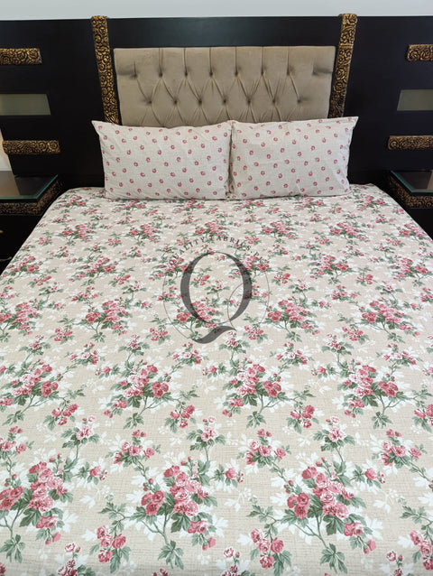 QF-2348: 3 Piece Cotton Bed Sheet