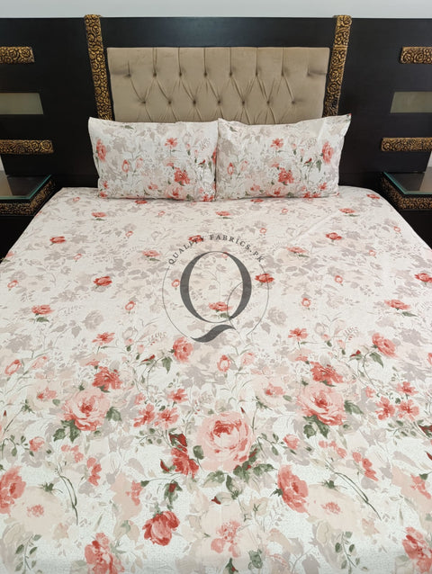 QF-2354: 3 Piece Cotton Bed Sheet