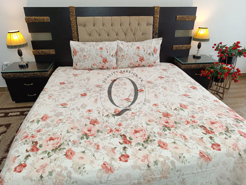 QF-2354: 3 Piece Cotton Bed Sheet
