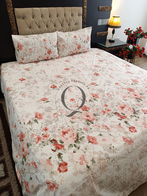 QF-2354: 3 Piece Cotton Bed Sheet