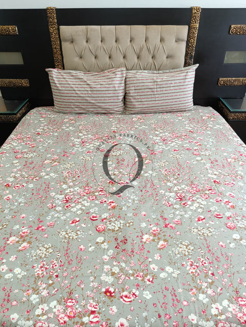 QF-2356: 3 Piece Cotton Bed Sheet