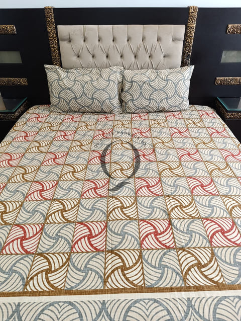 QF-2361: 3 Piece Cotton Bed Sheet