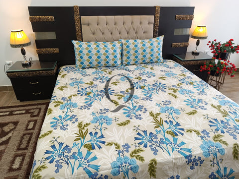 QF-2365: 3 Piece Cotton Bed Sheet