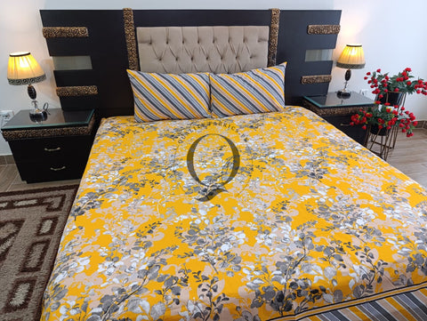 QF-2366: 3 Piece Cotton Bed Sheet