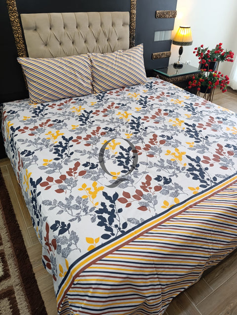 QF-2367: 3 Piece Cotton Bed Sheet