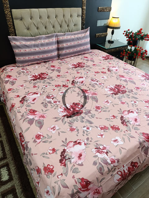 QF-2370: 3 Piece Cotton Bed Sheet