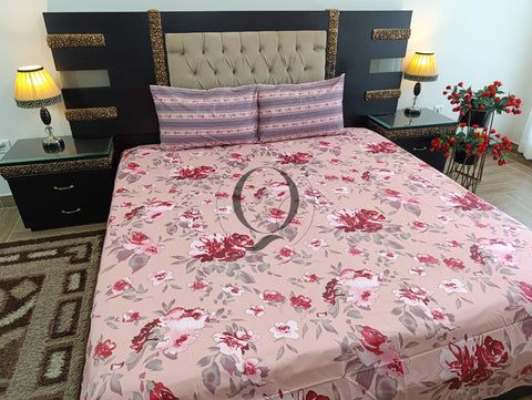 QF-2370: 3 Piece Cotton Bed Sheet