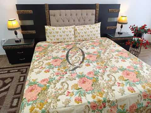 QF-2371: 3 Piece Cotton Bed Sheet