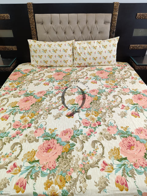 QF-2371: 3 Piece Cotton Bed Sheet