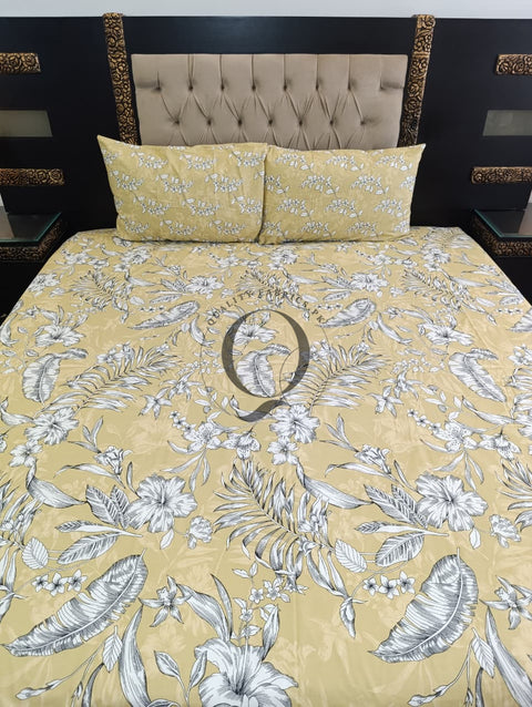QF-2375: 3 Piece Cotton Bed Sheet