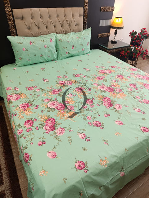 QF-2377: 3 Piece Cotton Bed Sheet