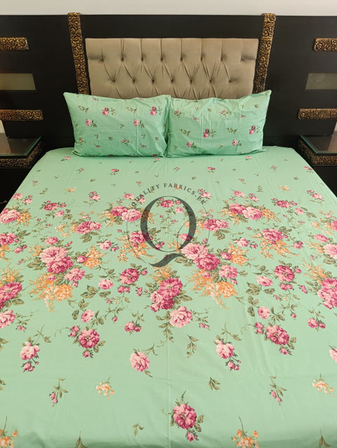 QF-2377: 3 Piece Cotton Bed Sheet