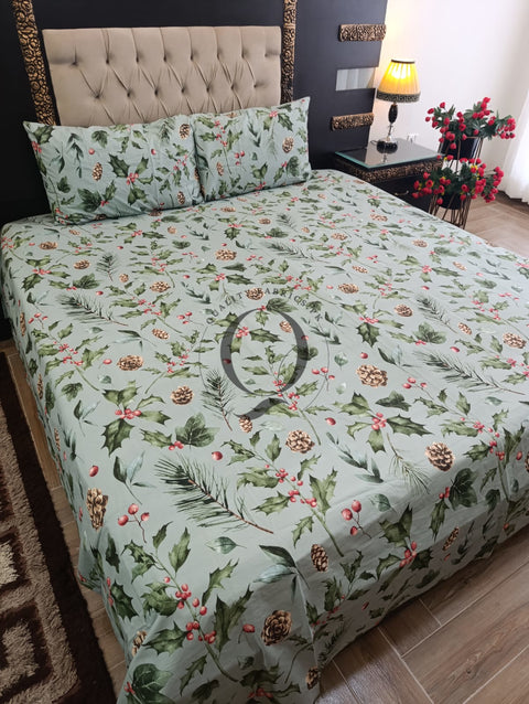 QF-2382: 3 Piece Cotton Bed Sheet
