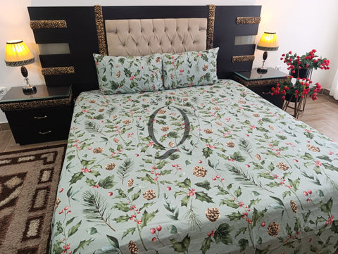 QF-2382: 3 Piece Cotton Bed Sheet