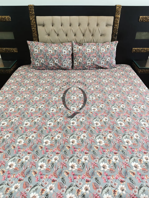 QF-2383: 3 Piece Cotton Bed Sheet
