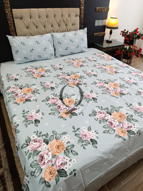 QF-2384: 3 Piece Cotton Bed Sheet