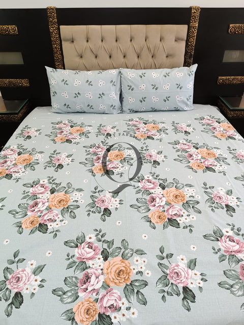 QF-2384: 3 Piece Cotton Bed Sheet
