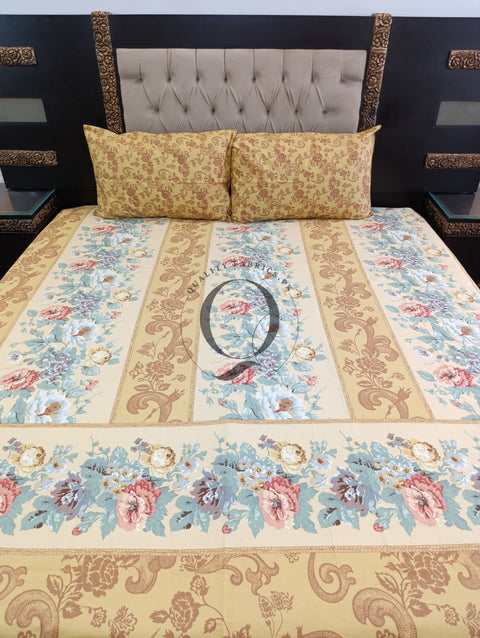 QF-2385: 3 Piece Cotton Bed Sheet