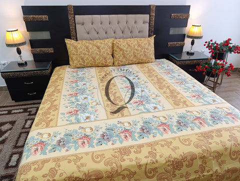 QF-2385: 3 Piece Cotton Bed Sheet