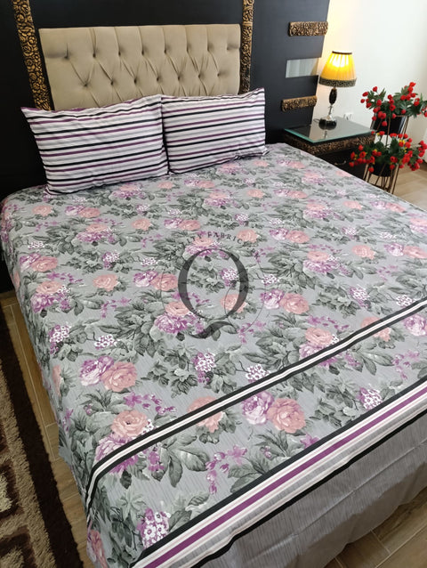 QF-2386: 3 Piece Cotton Bed Sheet