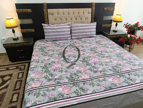 QF-2386: 3 Piece Cotton Bed Sheet