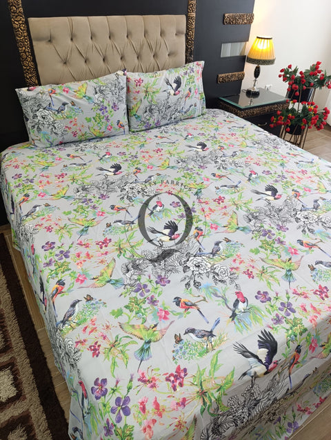 QF-2388: 3 Piece Cotton Bed Sheet
