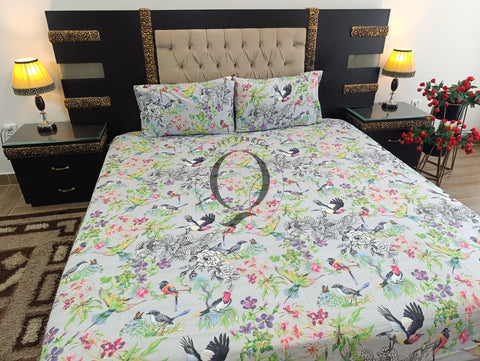 QF-2388: 3 Piece Cotton Bed Sheet
