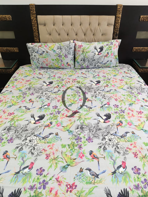 QF-2388: 3 Piece Cotton Bed Sheet