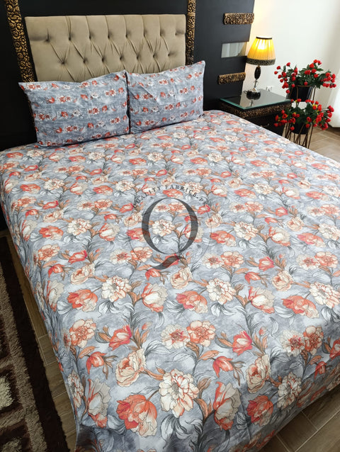 QF-2392: 3 Piece Cotton Bed Sheet