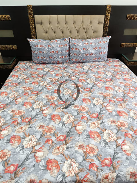 QF-2392: 3 Piece Cotton Bed Sheet