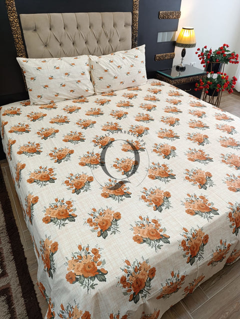 QF-2393: 3 Piece Cotton Bed Sheet