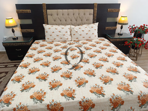 QF-2393: 3 Piece Cotton Bed Sheet