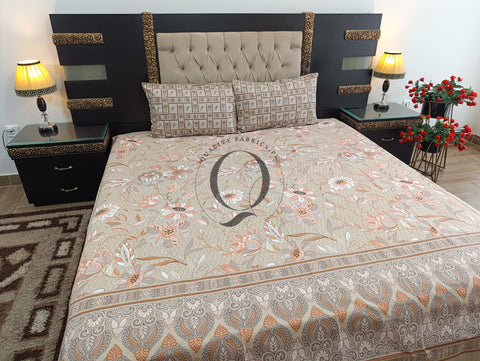 QF-2395: 3 Piece Cotton Bed Sheet