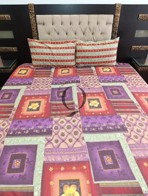 QF-2396: 3 Piece Cotton Bed Sheet
