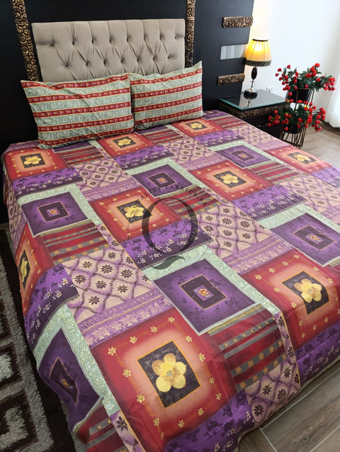 QF-2396: 3 Piece Cotton Bed Sheet