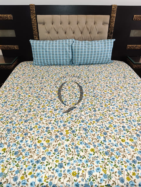 QF-2403: 3 Piece Cotton Bed Sheet
