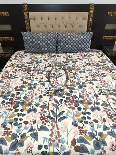 QF-2404: 3 Piece Cotton Bed Sheet