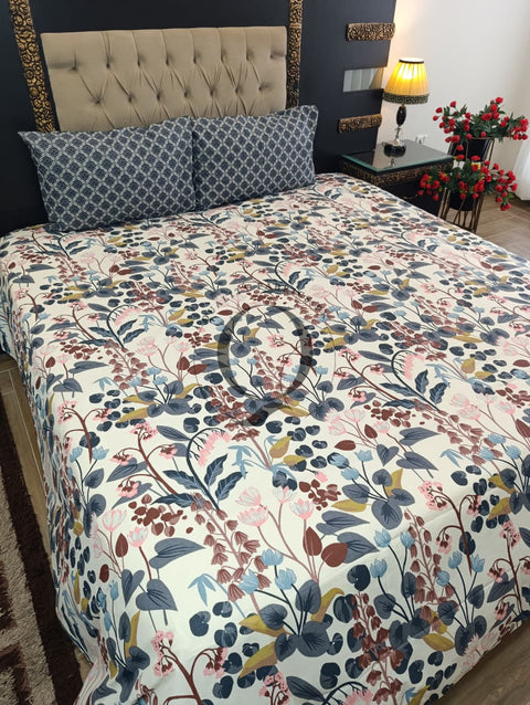 QF-2404: 3 Piece Cotton Bed Sheet