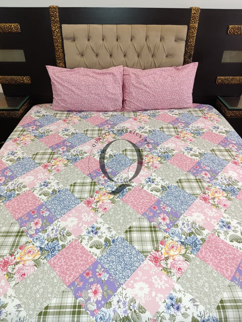 QF-2405: 3 Piece Cotton Bed Sheet