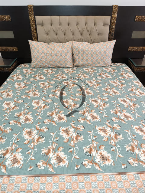 QF-2409: 3 Piece Cotton Bed Sheet