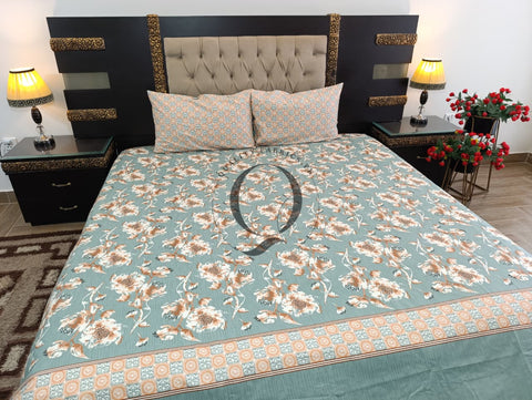 QF-2409: 3 Piece Cotton Bed Sheet