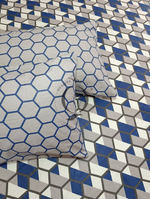 QF-2410: 3 Piece Cotton Bed Sheet