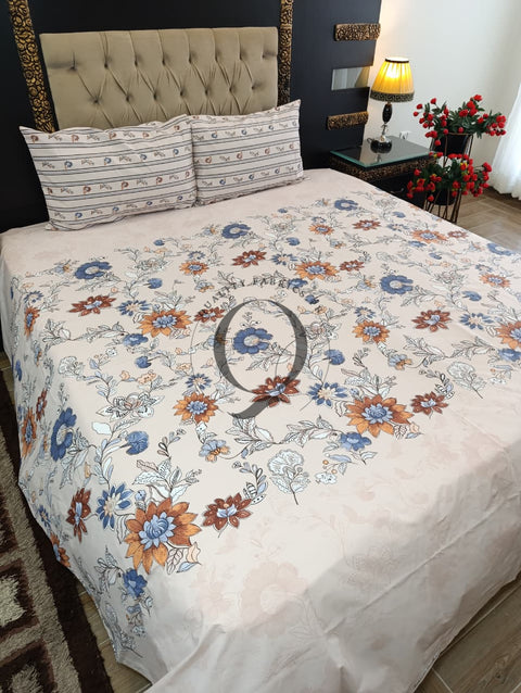 QF-2411: 3 Piece Cotton Bed Sheet