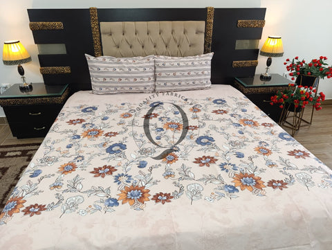 QF-2411: 3 Piece Cotton Bed Sheet