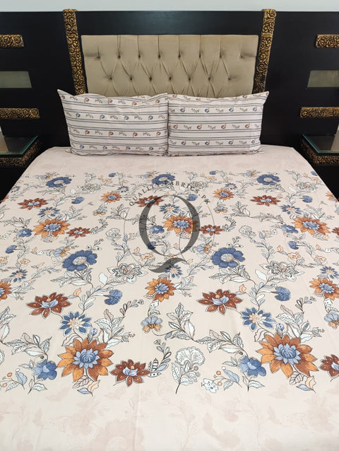 QF-2411: 3 Piece Cotton Bed Sheet