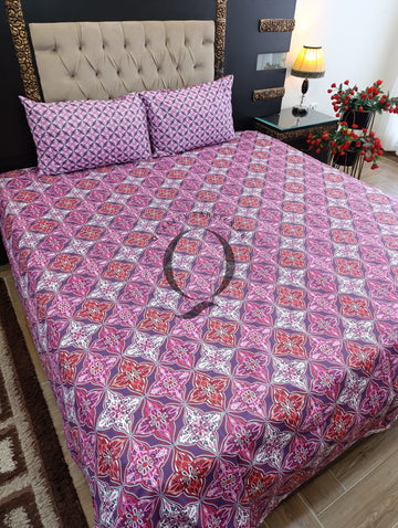 QF-2417: 3 Piece Cotton Bed Sheet