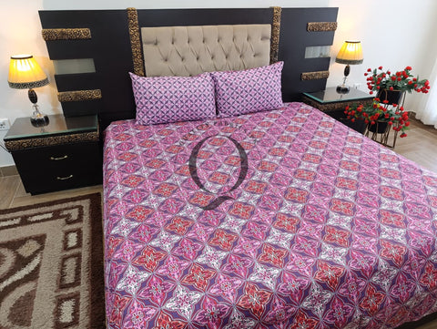 QF-2417: 3 Piece Cotton Bed Sheet