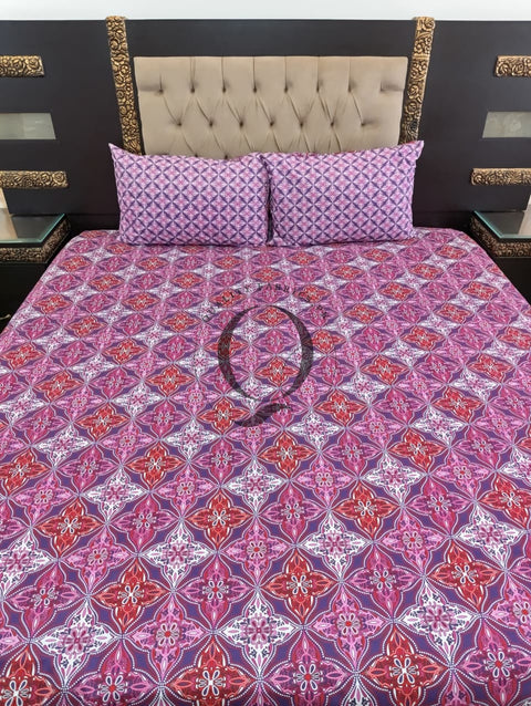 QF-2417: 3 Piece Cotton Bed Sheet