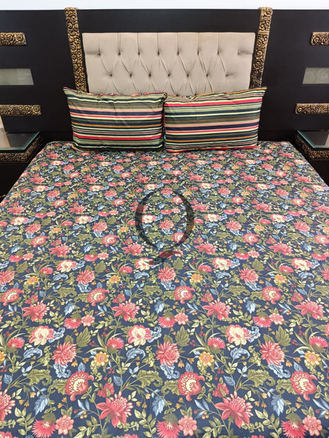 QF-2418: 3 Piece Cotton Bed Sheet