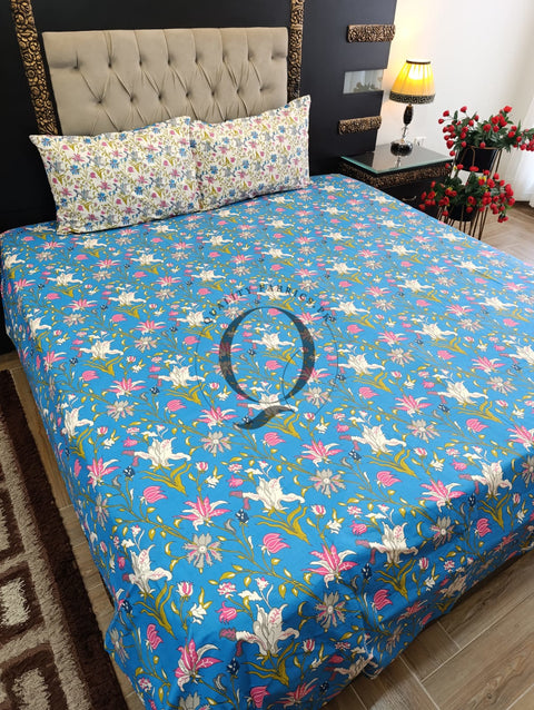 QF-2419: 3 Piece Cotton Bed Sheet
